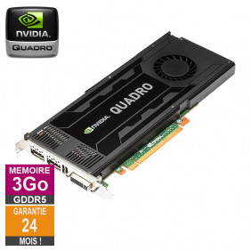 Nvidia Quadro K4000 3Go GDDR5 PCI-e DVI DisplayPort