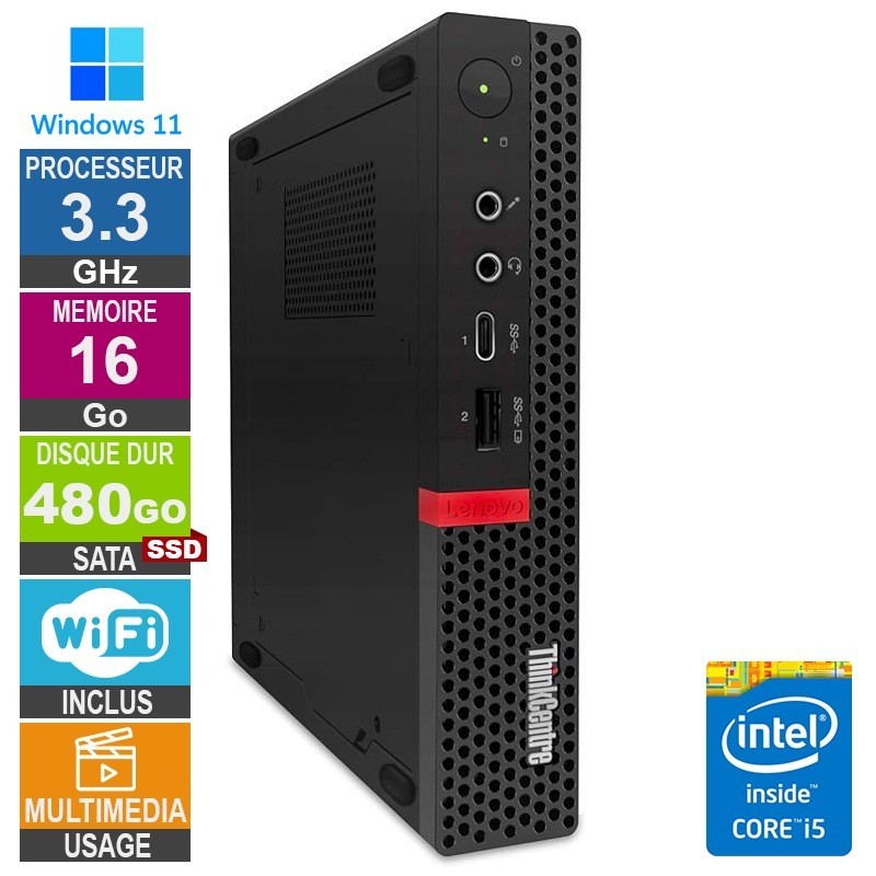Lenovo M720q i5-8400T 3.30GHz 