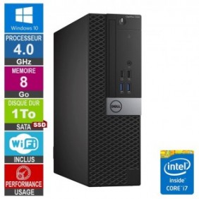 Dell Optiplex 7040 SFF i7-6700 4GHz 8Go/1To SSD Wifi W10