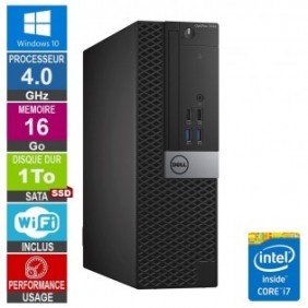 Dell Optiplex 7040 SFF i7-6700 4GHz 16Go/1To SSD Wifi W10