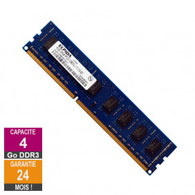 Barrette Mémoire 4Go RAM DDR3 Elpida EBJ41UF8BDW0-GN-F DIMM PC3-12800U