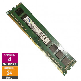 Barrette Mémoire 4Go RAM DDR3 Samsung M378B5173QH0-CK0 DIMM PC3-12800U