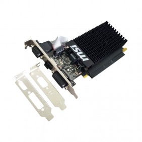 Carte graphique MSI GEFORCE GT 710 2Go DDR3 VGA HDMI DVI Low Profile