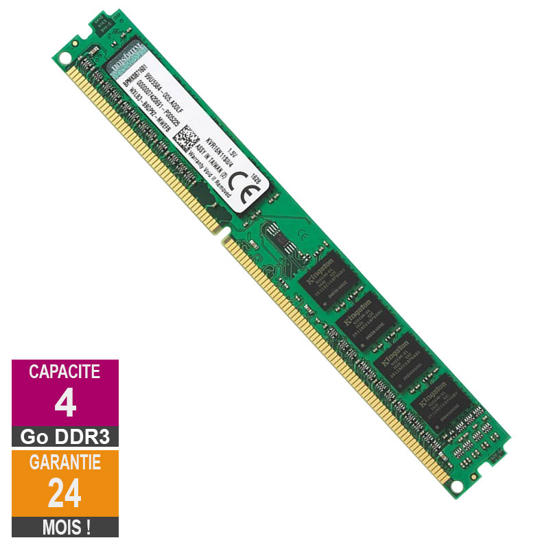 Barrette Mémoire 4Go RAM DDR3