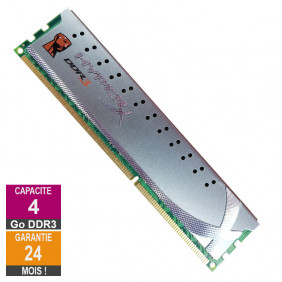 Barrette Mémoire 4Go RAM DDR3 Kingston KHX1600C9D3X2/4G DIMM PC3-12800U