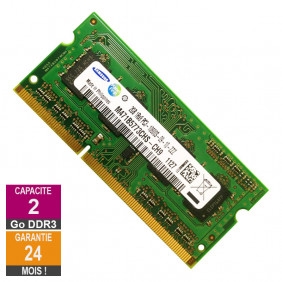 Barrette Mémoire 2Go RAM DDR3 Samsung M471B5773CHS-CH9 SO-DIMM PC3-10600 1333MHz 1Rx8