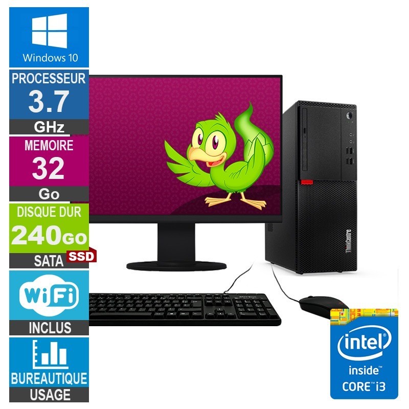 Lenovo M710T i3-6100 3.70GHz 3