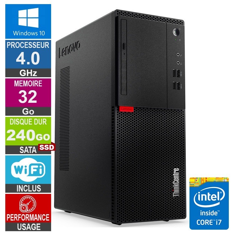 Lenovo M710T i7-6700 4GHz 32Go