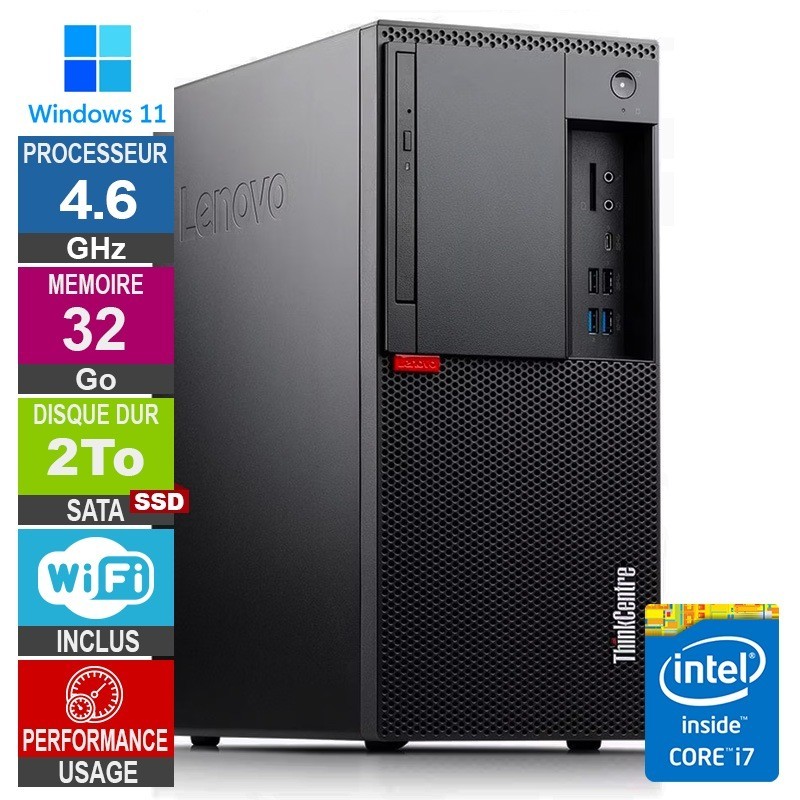 Lenovo M920t i7-8700 4.60GHz 3