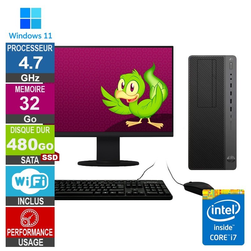 HP Z1 TWR G5 i7-9700 4.70GHz 3
