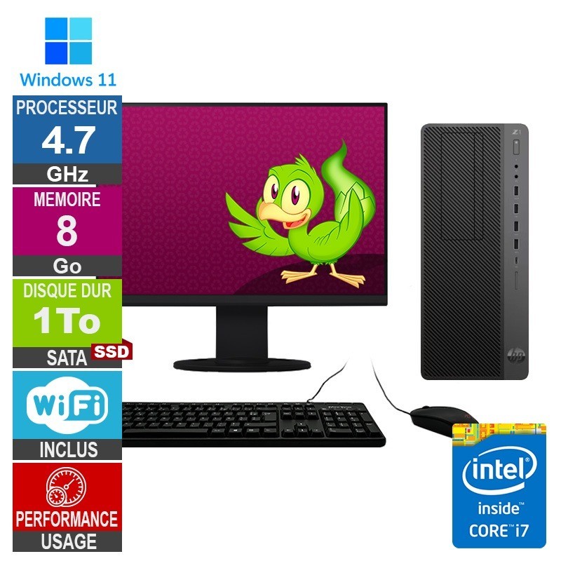 HP Z1 TWR G5 i7-9700 4.70GHz 8