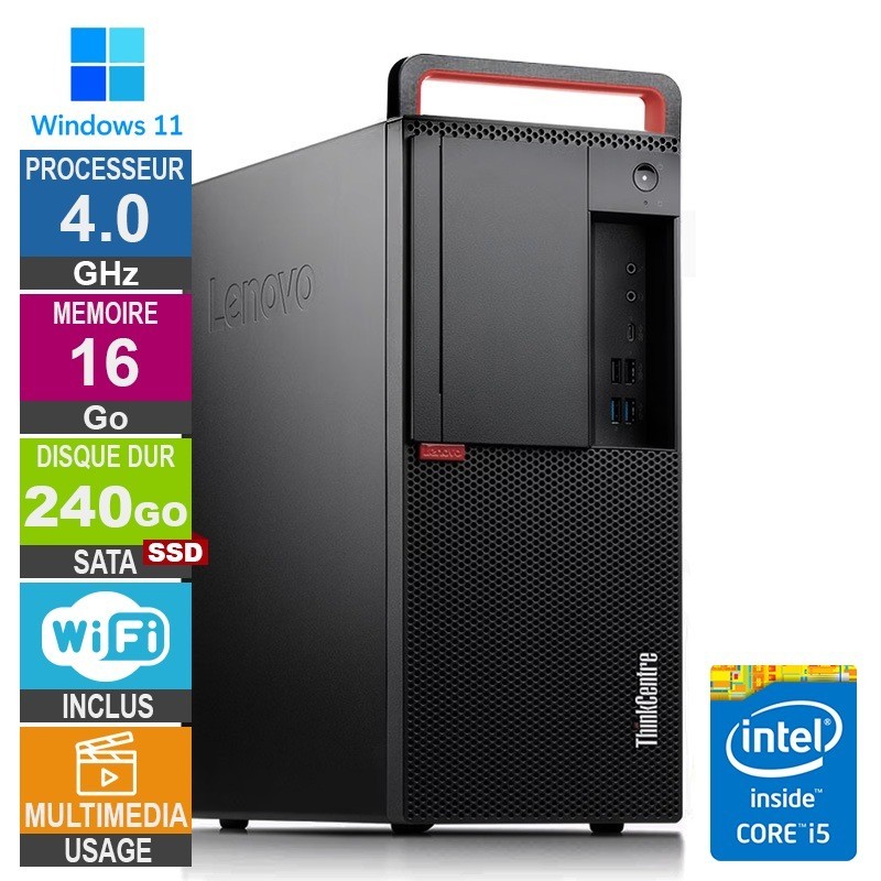 Lenovo M920t i5-8400 4GHz 16Go