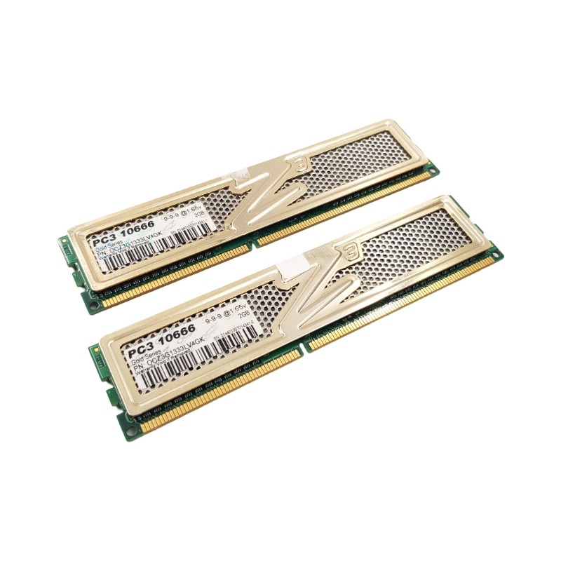 Kit Mémoires 4Go RAM (2x2Go) 