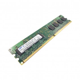 Barrette Mémoire 512Mo RAM DDR2 Samsung M378T6553EZS-CD5 DIMM PC2-4200U