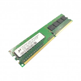 Barrette Mémoire 512Mo RAM DDR2 Micron MT8HTF6464AY-53EB3 DIMM PC2-4200U