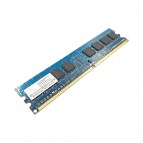 Barrette Mémoire 512 Mo RAM DDR2 NANYA NT512T64U88A0BY-37B DIMM PC2-4200U 1Rx8