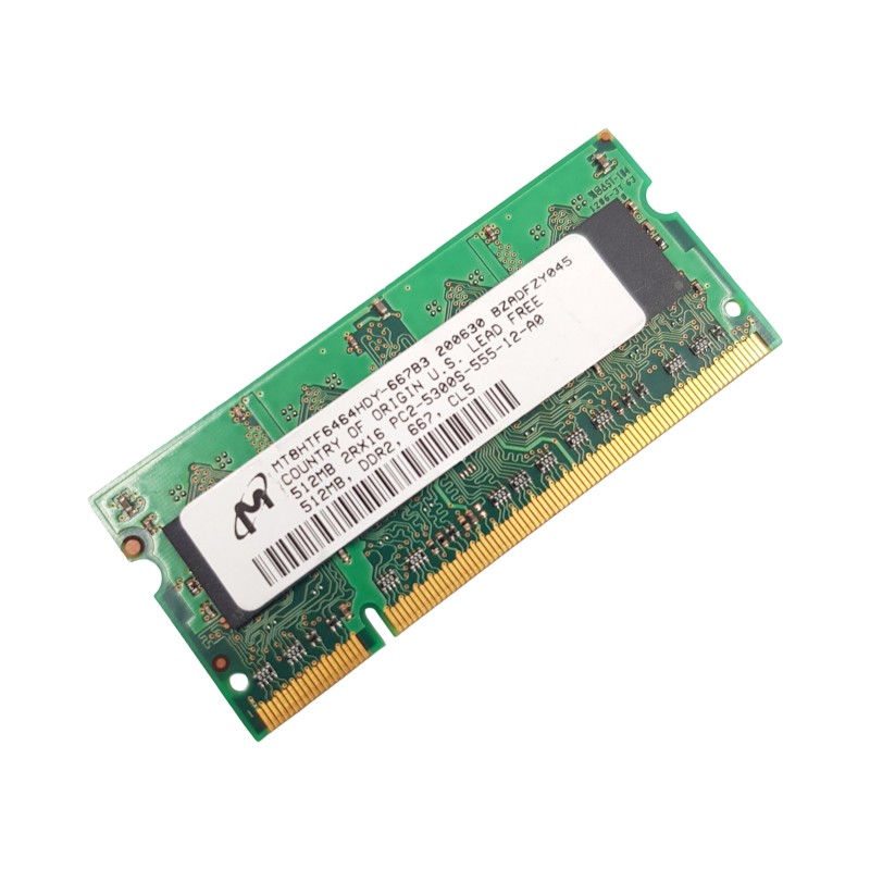 Barrette Mémoire 512Mo RAM DD