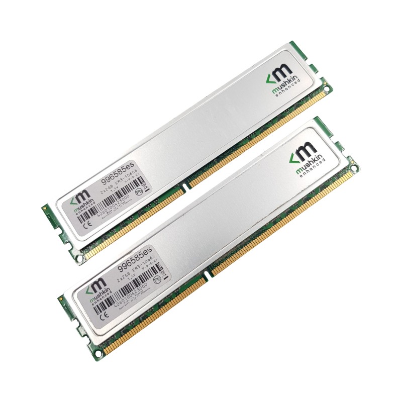 Kit  4Go RAM (2x2GB) DDR3 Mush