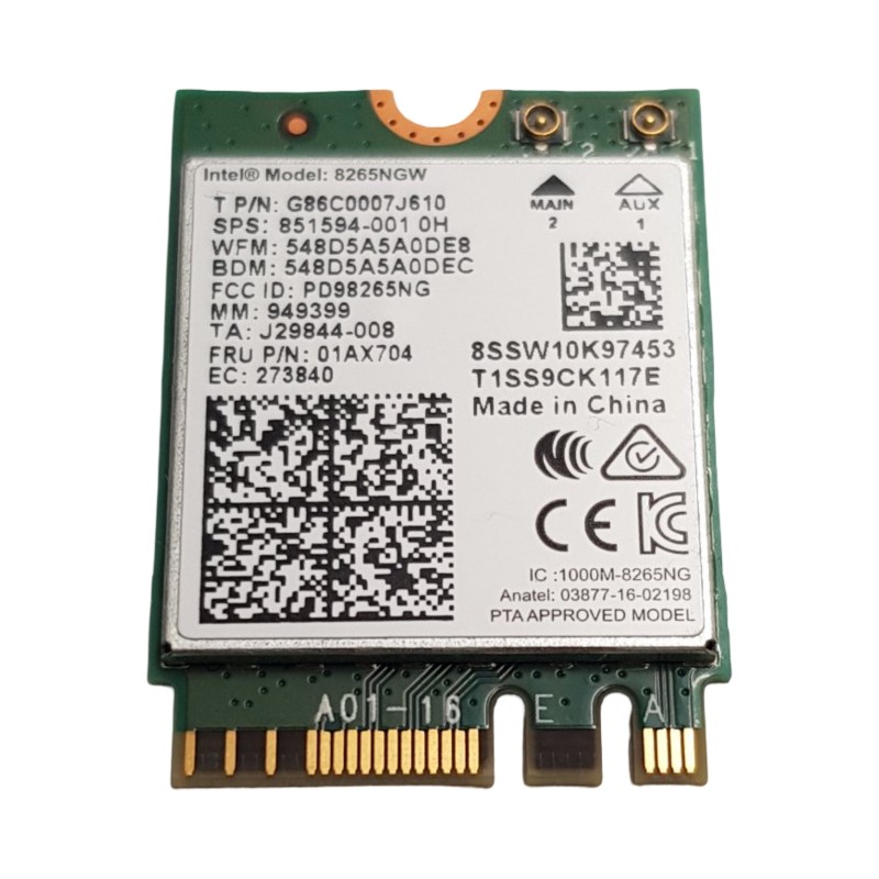 Carte réseau INTEL 8265NGW Wi