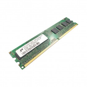 Barrette Mémoire 512Mo RAM DDR2 Micron MT8HTF6464AY-53ED7 DIMM PC2-4200U