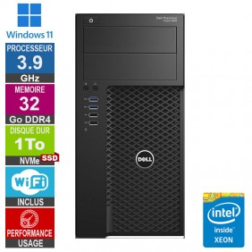 Dell Precision 3620 Xeon E3-1245v5 3.90GHz 32Go/1To SSD/Quadro M2000