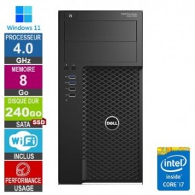 Dell Precision T3620 i7-6700 4GHz 8Go/240Go SSD Wifi W11