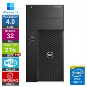 Dell Precision T3620 i7-6700 4GHz 32Go/2To SSD Wifi W11