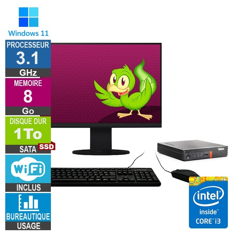 Lenovo M920q i3-8100T 3.10GHz 