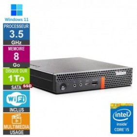 Lenovo M920q i5-8500T 3.50GHz 8Go/1To SSD Wifi W11