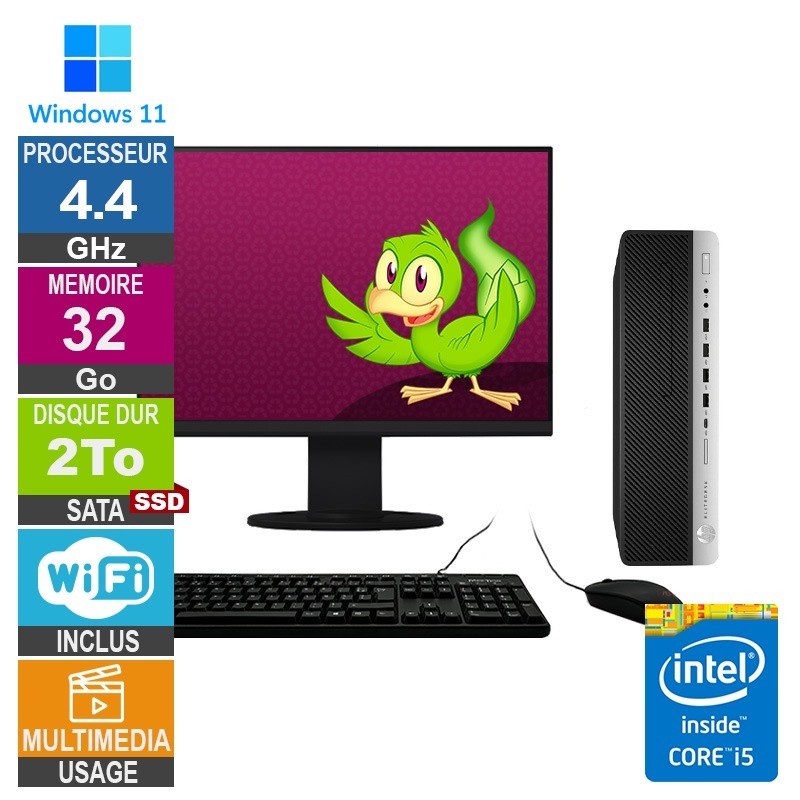 HP 800 G5 SFF i5-9500 4.40GHz 