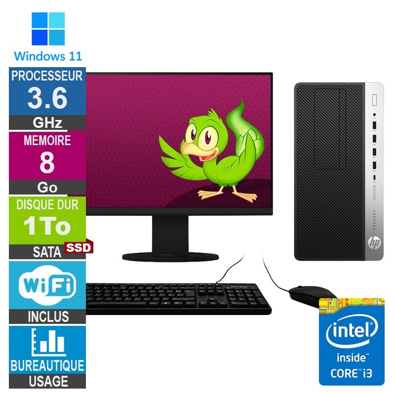 HP EliteDesk 800 G4 TWR i3-810