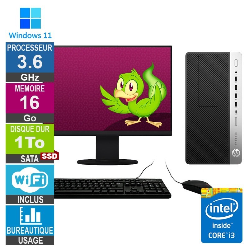 HP EliteDesk 800 G4 TWR i3-810