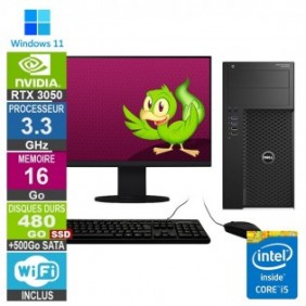 PC Gamer LPG-3620 i5-6400 3.30GHz 16Go/480Go SSD + 500Go/RTX 3050/22"