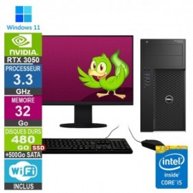 PC Gamer LPG-3620 i5-6400 3.30GHz 32Go/480Go SSD + 500Go/RTX 3050/24"