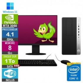 PC Gamer LPG-800G4 i5-8500 4.10GHz 8Go/1To SSD/RTX 3050/24"