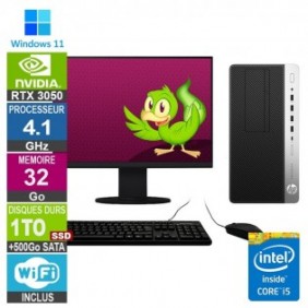 PC Gamer LPG-800G4 i5-8500 4.10GHz 32Go/1To SSD + 500Go/RTX 3050/27"