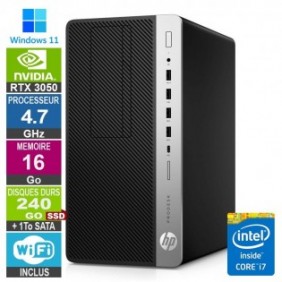 PC Gamer LPG-800G4 i7-9700 4.70GHz 16Go/240Go SSD + 1To/RTX 3050