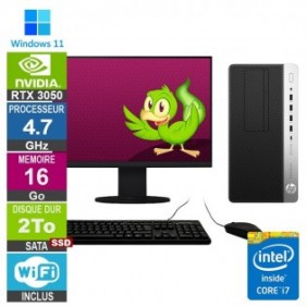 PC Gamer LPG-800G4 i7-9700 4.70GHz 16Go/2To SSD/RTX 3050/22"
