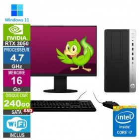 PC Gamer LPG-800G4 i7-9700 4.70GHz 16Go/240Go SSD/RTX 3050/27"