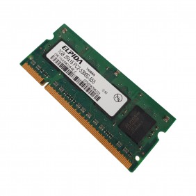 Barrette Mémoire 1Go RAM DDR2 ELPIDA EBE11UE6ACSA SO-DIMM PC2-5300S