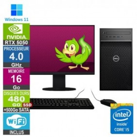 PC Gamer LPG-3630 i5-8400 4.00GHz 16Go/480Go SSD + 500Go/RTX 5050/22"