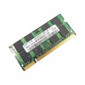 Barrette Mémoire 1Go RAM DDR2 SAMSUNG M470T2953EZ3-CE6 SO-DIMM PC2-5300S