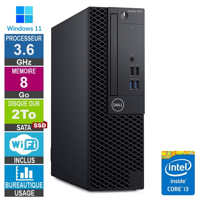 Dell Optiplex 3070 SFF i3-8100