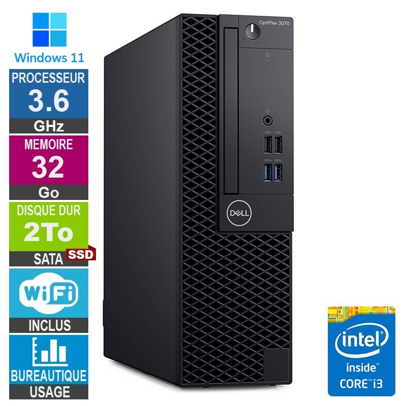 Dell Optiplex 3070 SFF i3-8100