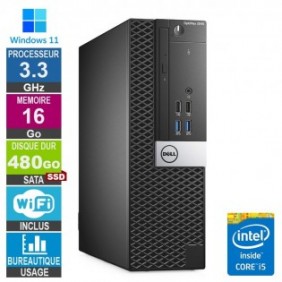 Dell 3040 SFF i5-6400 3.30GHz 16Go/480Go SSD Wifi W11