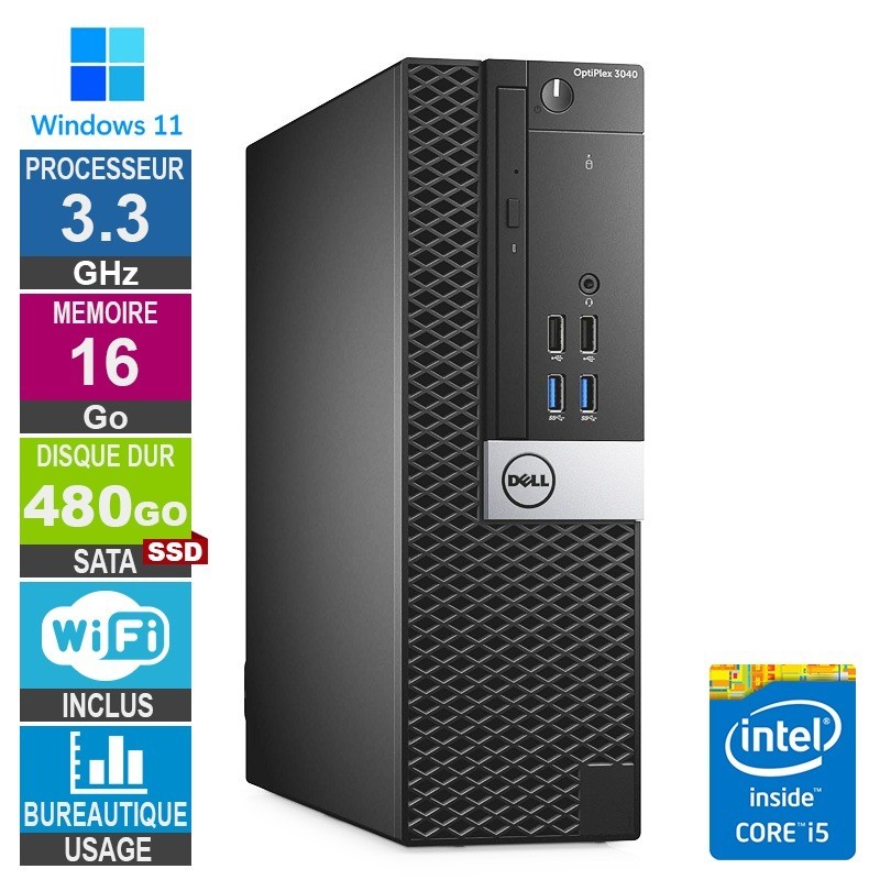 Dell 3040 SFF i5-6400 3.30GHz 