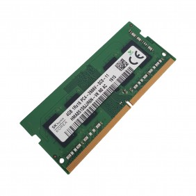 Barrette Mémoire 4Go RAM DDR4 SKhynix 4Go 1Rx16 PC4-2666V SO-DIMM HMA851S6JJR6N