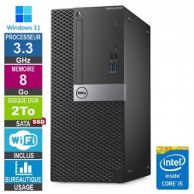 Dell Optiplex 5040 MT i5-6400 3.30GHz 8Go/2To SSD Wifi W11