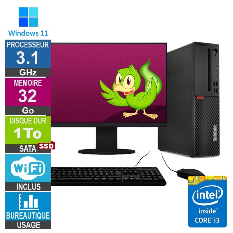 Lenovo M720s i3-8100t 3.10GHz 