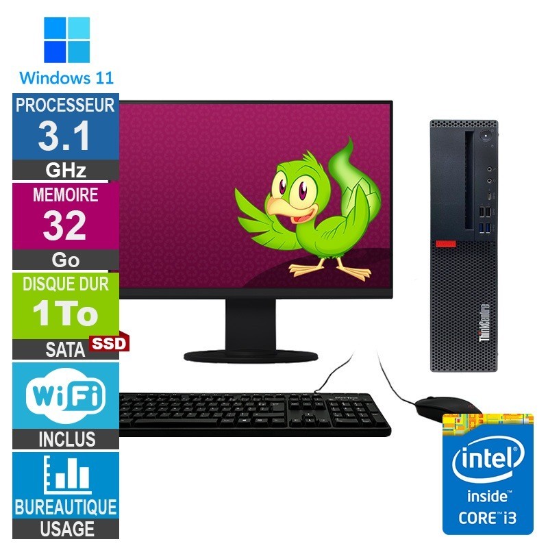 Lenovo M920s i3-8100t 3.10GHz 